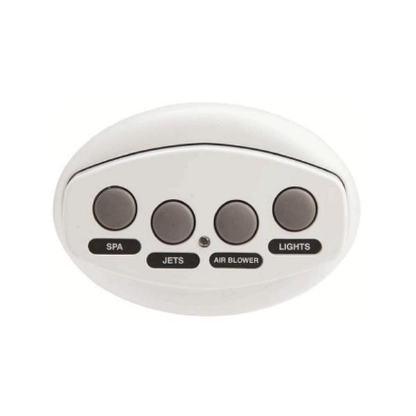 Pentair - iS4 Four-Function Spa-Side Remote, White, 250' Cable