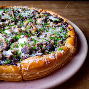 Mushroom Tart with Taleggio