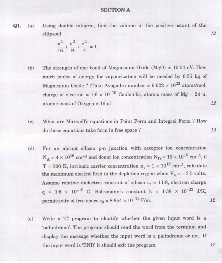 (Download) UPSC IES (Main) Exam Paper 2024 Electrical Engineering