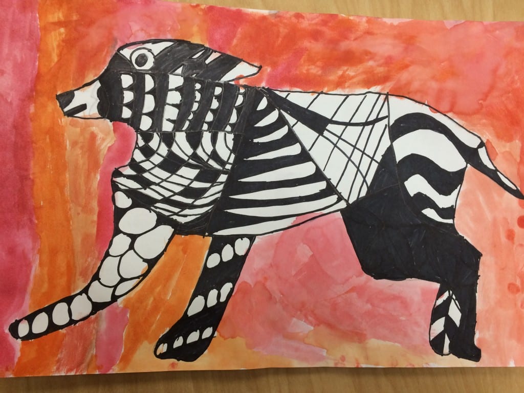 5th Grade ZenDoodle Animals – Art With Ms. Bruce