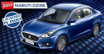 2017 Maruti Swift Dzire Launched @ INR 5.45 Lakhs