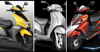 TVS Ntorq 125 vs. Honda Grazia 125 vs. Suzuki Access 125