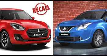 52,686 Units of 2018 Maruti Swift & Baleno Recalled in India Over Faulty Brake Part