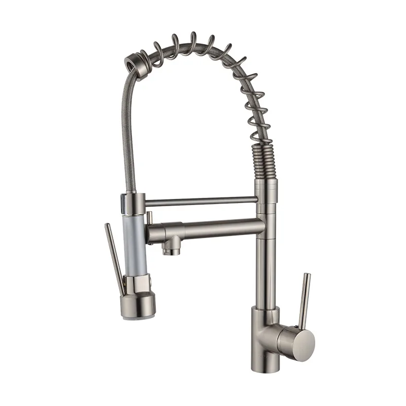 Stainless Steel Spring Kitchen Faucet