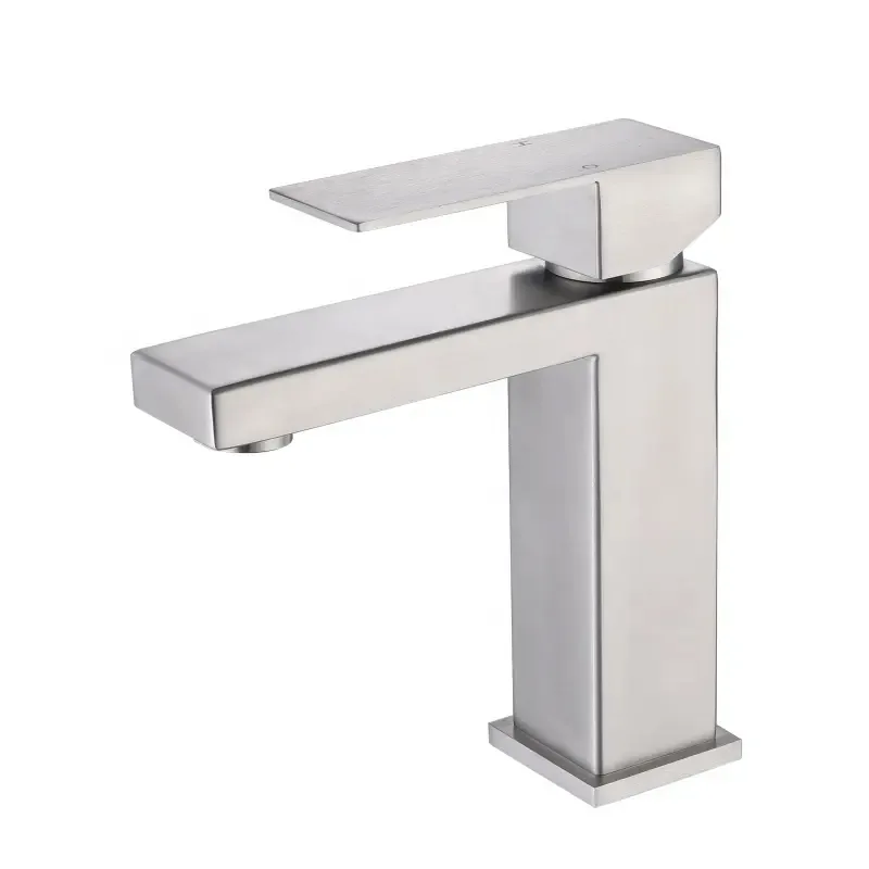 High-End Stainless Steel Bathroom Basin Faucet