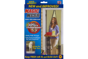 Magic Mesh Hands-Free Screen Door