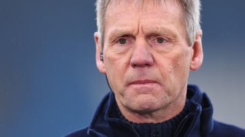 Stuart Pearce looks on