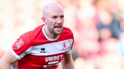 Matt Clarke in action for Middlesbrough