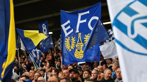 Everton fans at Goodison Park