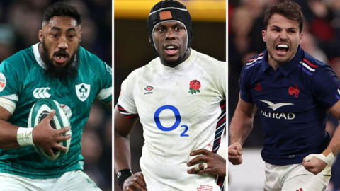 Bundee Aki, Maro Itoje and Antoine Dupont