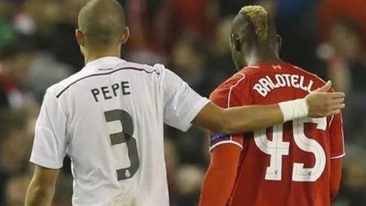 Pepe and Mario Balotelli 