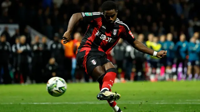 Ryan Sessegnon scores a penalty