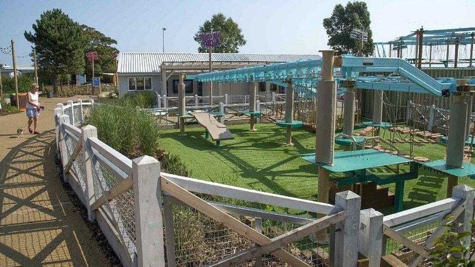 Haven Holiday Park mini adventure area