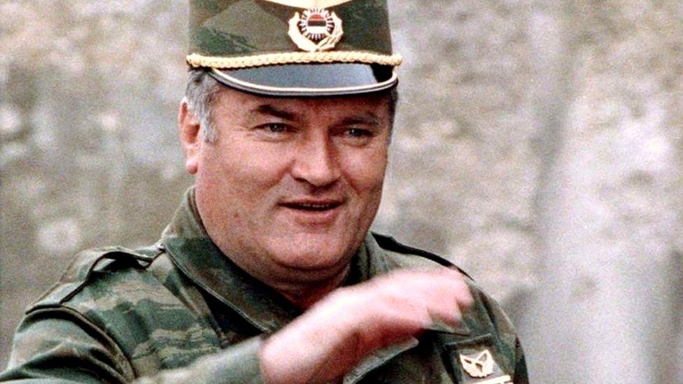 Ratko Mladic in uniform