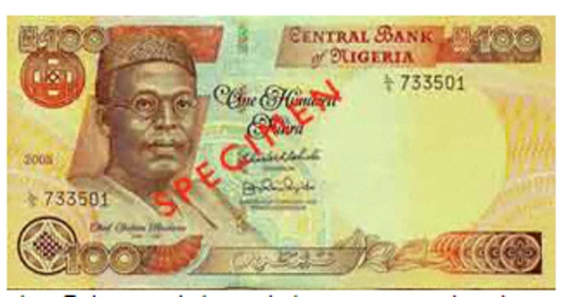 100 naira note