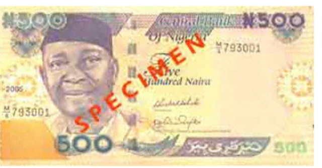 500 naira note