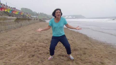 Pui on the beach