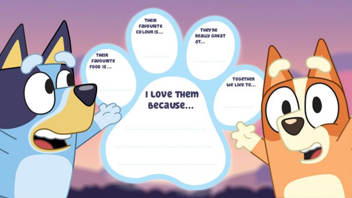 Bluey Activity Sheets - CBeebies - BBC