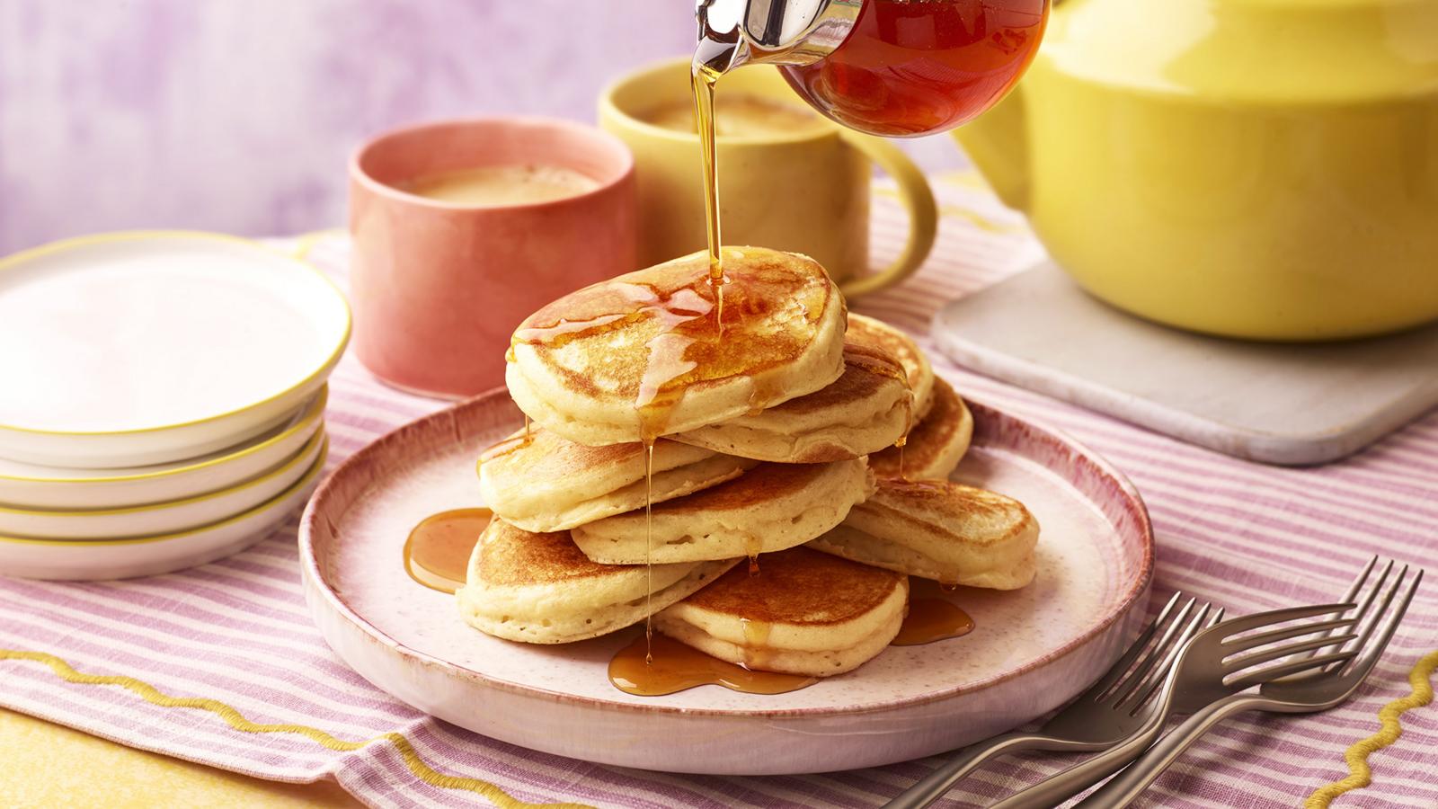 Gluten-free fluffy American pancakes 