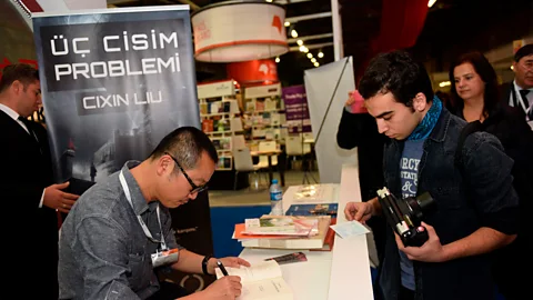 Alamy Cixin Liu became the first Asian writer to win the Hugo Award for Best Novel in 2015, for his 2007 novel The Three-Body Problem (Credit: Alamy)