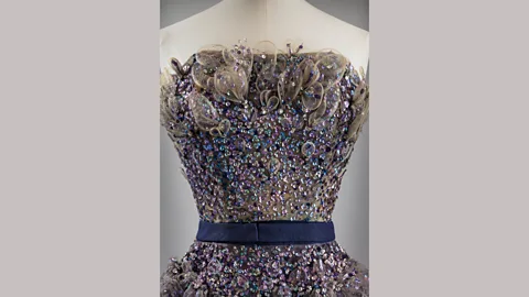 William Palmer, Fashion Museum of Bath The bodice of an embroidered gown by Christian Dior, 1950, worn by prima ballerina Margot Fonteyn (Credit: William Palmer, Fashion Museum of Bath)