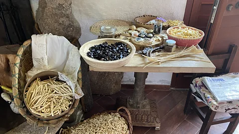 Stefanie Ellis Bazzu studied with matriarchs across Sardinia to learn how to make different types of pasta and other traditional foods (Credit: Stefanie Ellis)