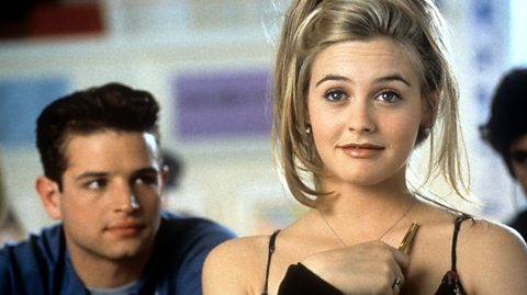 Justin Walker And Alicia Silverstone during a scene from Clueless