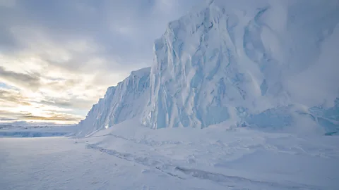 Getty Images At McMurdo Sound, sea ice is getting thinner and forming later than it did historically (Credit: Getty Images)