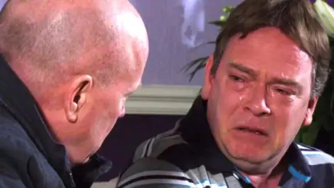 EastEnders character Ian Beale in tears during his defining 'I've got nothing left' scene