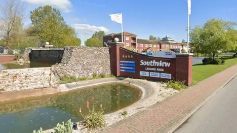 Google Southview holiday park entrance