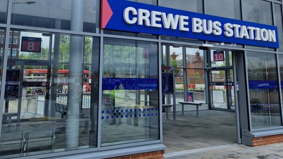 Opening date confirmed for Crewe's new bus station - BBC News