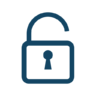 Open, lock Icon