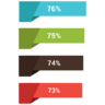 6, infographic, chart, business, growth Icon