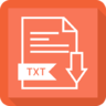 Txt, file, type, download Icon