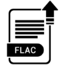 Hochladen, flac Symbol