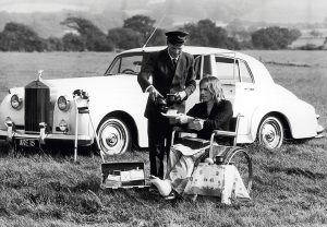 Adam Faith and his chauffeur