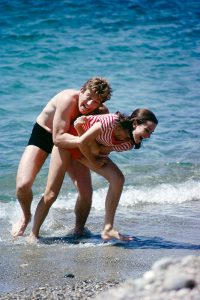 Albert Finney and Audrey Hepburn