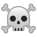 Skull and crossbones icon