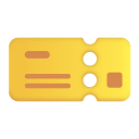 Ticket 3d icon