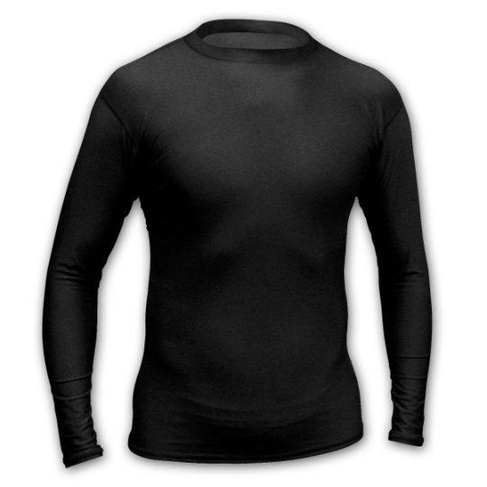 Compression Long Sleeve Shirt-Black