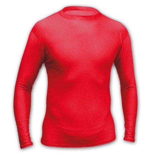 Compression Long Sleeve Shirt-Red