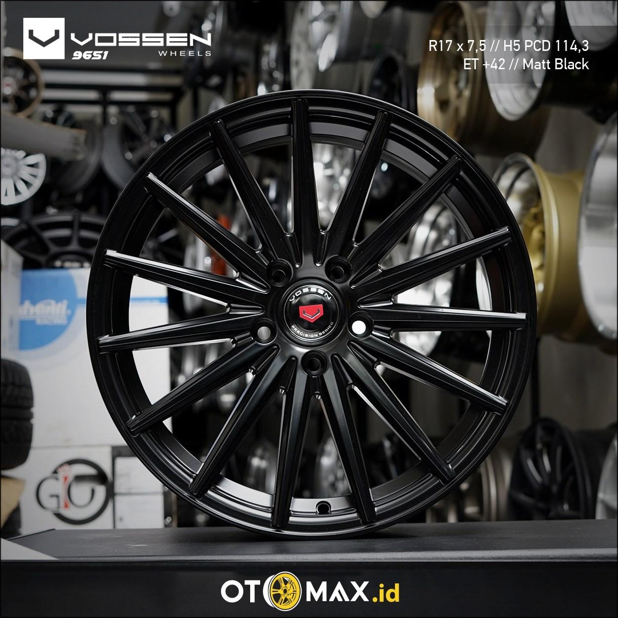 Velg Mobil Vossen 9651 Ring 17 Matt Black