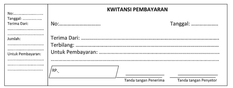 Cara Membuat Kwitansi Pembayaran Yang Baik Dan Benar - vrogue.co