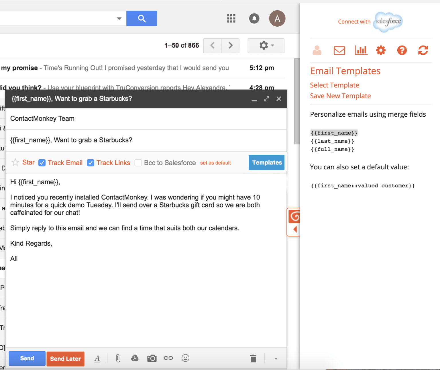 Gmail Creating Templates