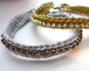 Crochet Bracelet Patterns With Beads