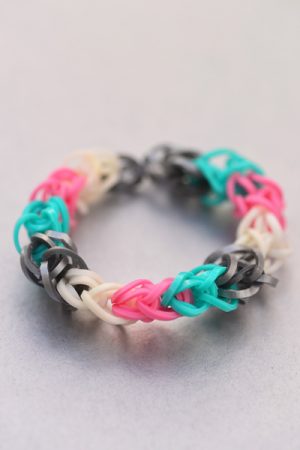 Diamond Pattern Loom Bracelet