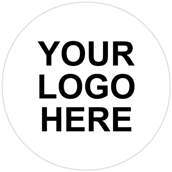  YOUR LOGO  HERE  Stickers by Expandable Studios Redbubble