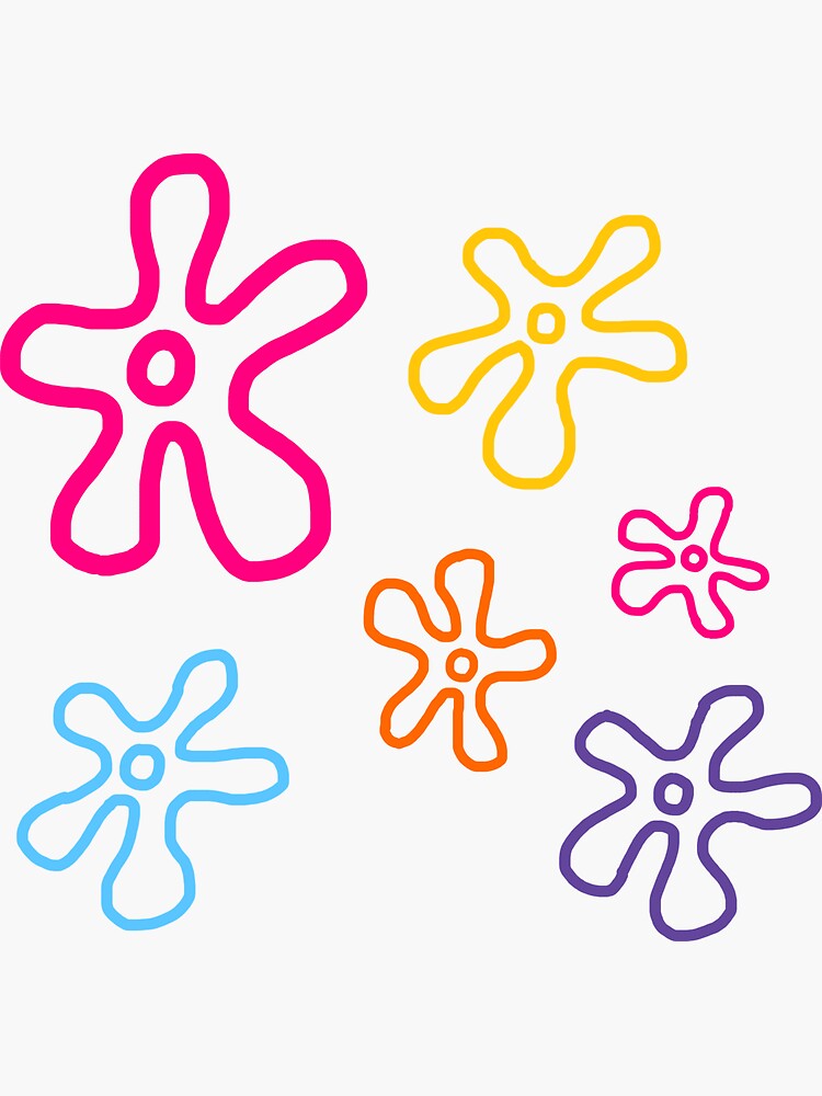 Spongebob Flowers SVG