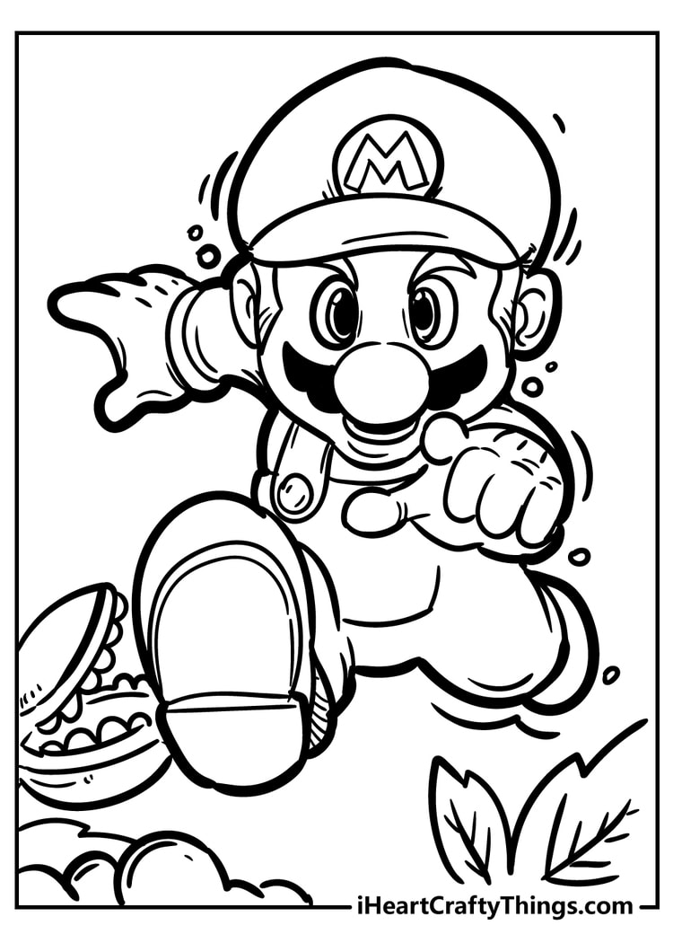 Mario Brothers Coloring Pages Yoshino