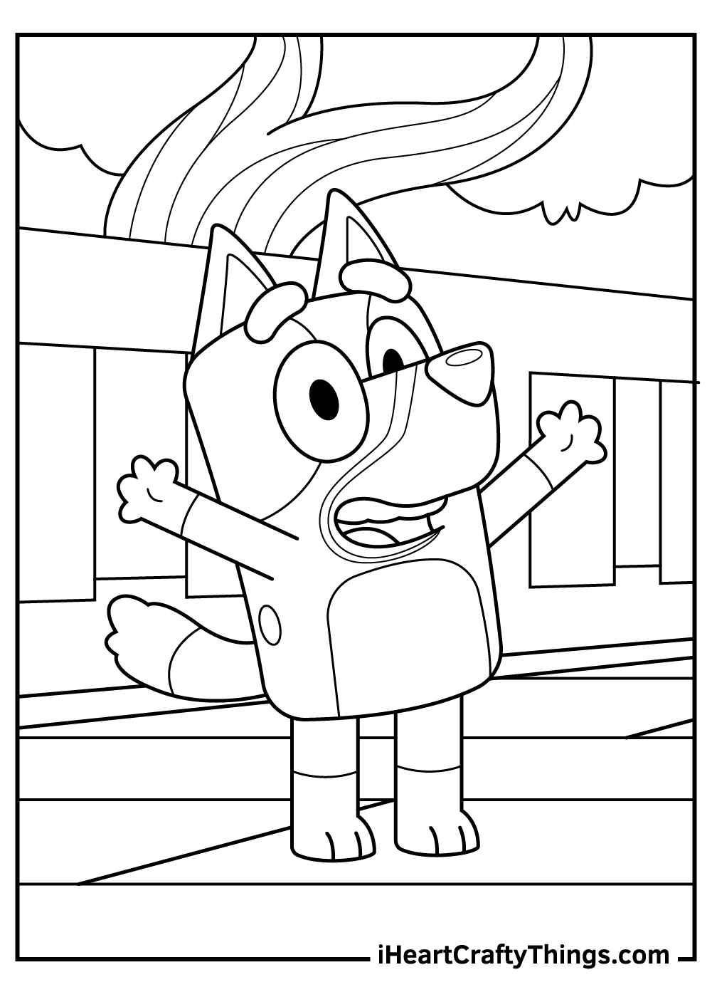 Printable Coloring Pages Bluey